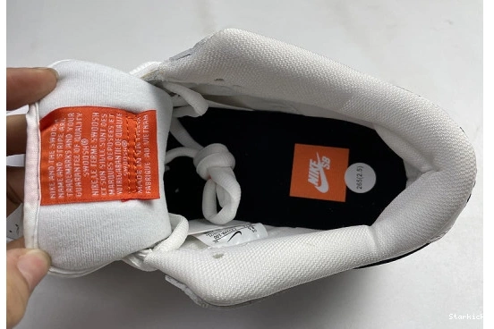 White Label Dunk Nike Orange Navy CZ2249-100 SB Low 0327